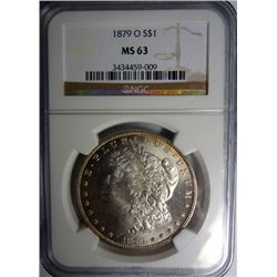 1879-O MORGAN DOLLAR NGC MS63 SUPER