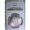 Image 1 : 1882 MORGAN DOLLAR NGC MS65 GEM, WHITE