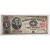 Image 1 : 1891 $1  Treasury or Coin note  Fine