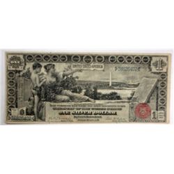 1896 $1  Educational  silver certificate  F/VF