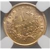 Image 3 : 1853  $1 gold   NGC AU  clnd