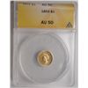 Image 1 : 1855  T2  $1 gold  ANACS50