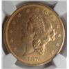 Image 2 : 1876S  $20 gold  NGC  AU clnd