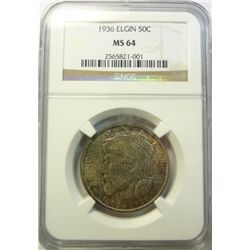 1936  Elgin half $  NGC64