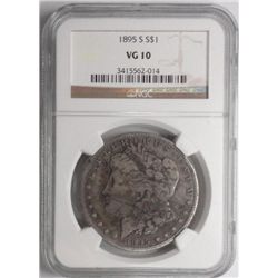 1895S    Morgan $  NGC VG  10