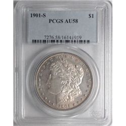1901S    Morgan $  PCGS58--they missed on this one