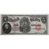 Image 1 : 1907 Woodchopper $5  US note  XF/AU