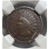Image 2 : 1867 Indian penny  NGC VF environmental damage