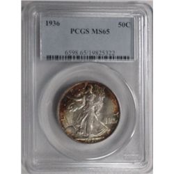 1936  Walker half $  PCGS65