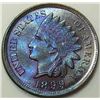 1899 Indian penny GEM MS65  BRN FANTASTIC TONING