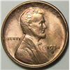 1934D MS65 90% RED    Lincoln penny  nice toning