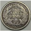 Image 2 : 1865S   dime   F-104  VF with marks rev center-probably attattched to something