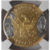 Image 3 : 1859S  $5 gold  NGCXF  removed from mount