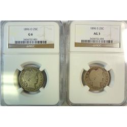 1896S Barber quarter  NGC03