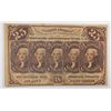 Image 1 : First issue fractional currency 25 cent pinhole LL Dexter  AU/CU