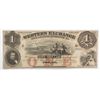 $1  remainder note Western Exchange Fire & Marine Ins Co. Omaha City NE  CU64