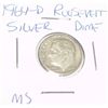 Image 1 : 1964-D ROOSEVELT SILVER DIME *RARE MS HIGH GRADE*!!