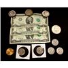 Image 1 : LOT: Misc coins and currency