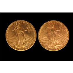 COINS: (2) 1910 US Twenty Dollar Gold Coins