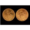 Image 1 : COINS: (2) 1910 US Twenty Dollar Gold Coins