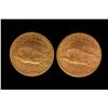 Image 2 : COINS: (2) 1910 US Twenty Dollar Gold Coins