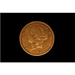 COIN:1902 US Twenty Dollar Gold Coin