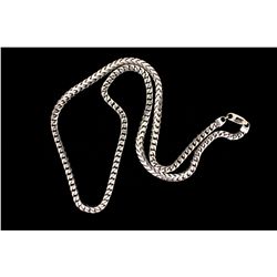 CHAIN: 14KWG Franco style chain