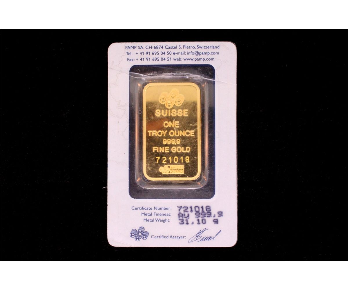Suisse One Troy Ounce 999.9 Fine Gold