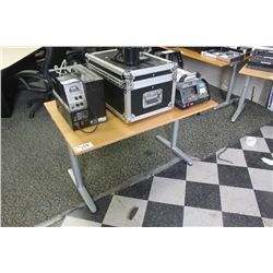 MAPLE 48" ADJUSTABLE COMPUTER TABLE
