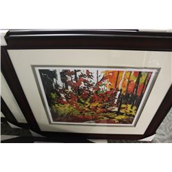 LEP PRINT "THE RED SUMAC" BY TOM TOMPSON