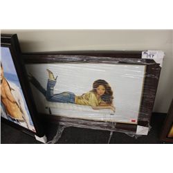 FRAMED PRINT 56"X32" _"J-LO"