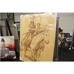 PRINT 36"X48" - "ON THE PLAINS"