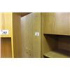 Image 1 : OAK 6' BOOKCASE / OVERSHELF