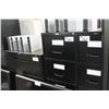 Image 1 : BLACK 4 DRAWER VERTICAL FILE CABINET