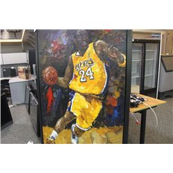 FRAMED OIL PAINTING  54"X72"  "KOBE BRYANT"