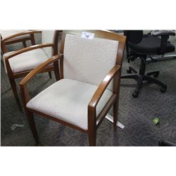 HAWORTH CHERRY FRAMED CLIENT CHAIR