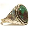 Image 2 : Old Pawn Navajo Royston Turquoise Sterling Silver Cuff Bracelet
