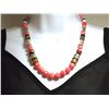Image 1 : Navajo Rhodochrosite & Multi-Stone Necklace - Tommy Singer
