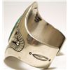 Image 3 : Old Pawn Navajo Turquoise Sterling Silver Cuff Bracelet - M