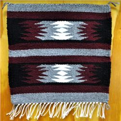 Navajo Maroon Rug - Loretta Arviso