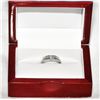 Image 1 : 18k white gold diamond ring