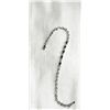 Image 1 : 10k gold sapphire and diamond tennis bracelet