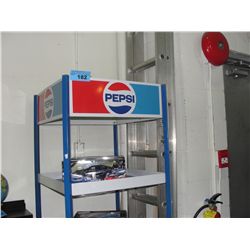 Vintage pepsi cola display stand