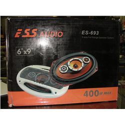 One set of ESS Audio 6x9 400W automobile speakers