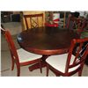 Image 1 : Cherry finish 5pc dinette set;