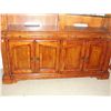 Image 2 : Beautiful mahogany finish bookshelf / display