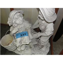 Boy and girl decorative lawn ornament