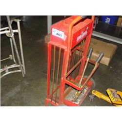 Metal strap banding cart