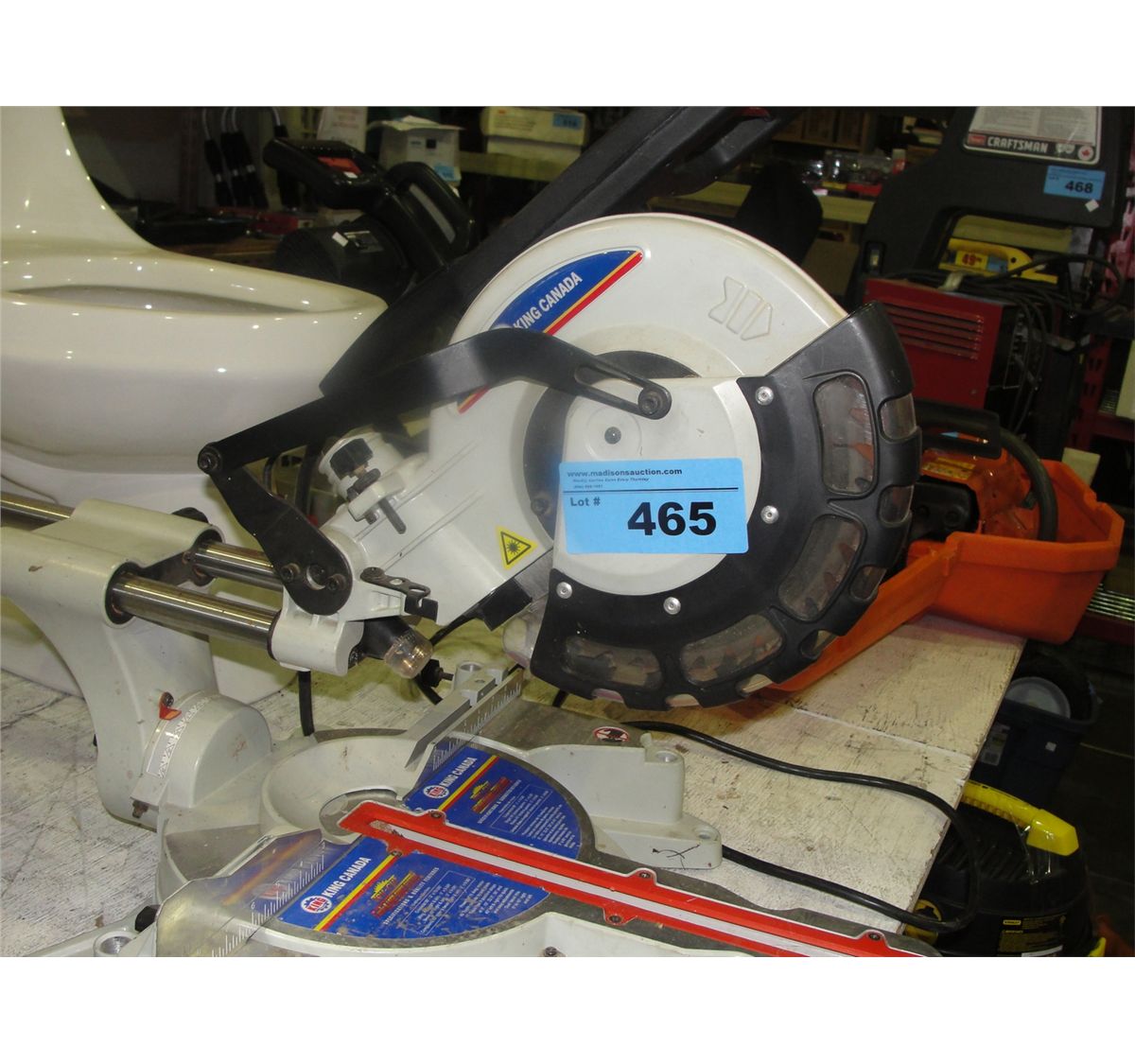 King canada 10" sliding compound miter saw