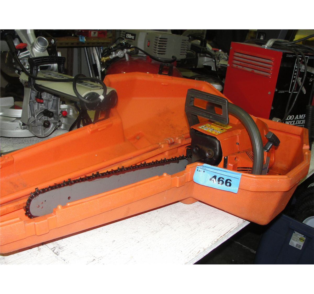 Husqvarna chainsaw and case